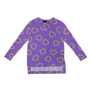 Love Moschino Heart Graphic Long Sleeve Tee